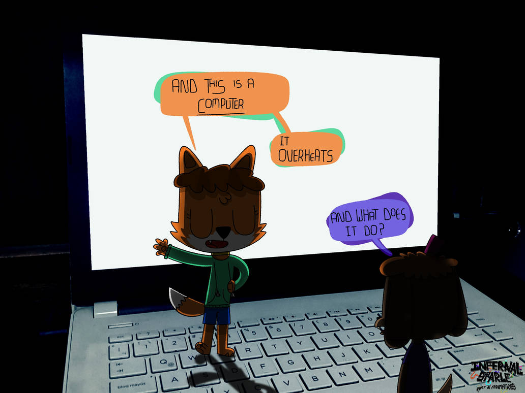Computer Company Deviantart This is a computer by InfernalSparkle on DeviantArt