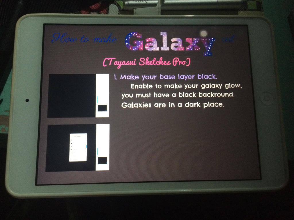 Tutorial: Galaxy (Tayasui Sketches).