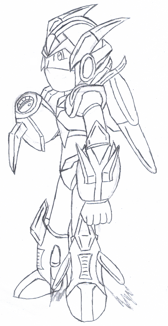 Megaman X Draco Armor by VirusChris on DeviantArt