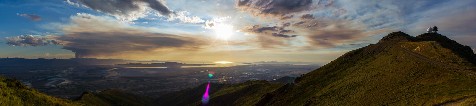 Salt Lake from skyline