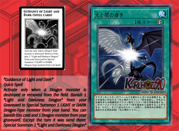 yugioh card light and darkness dragon Lightpulsar - TOCH-EN031 Rare when a Spell/Trap Card Guidance of light and dark