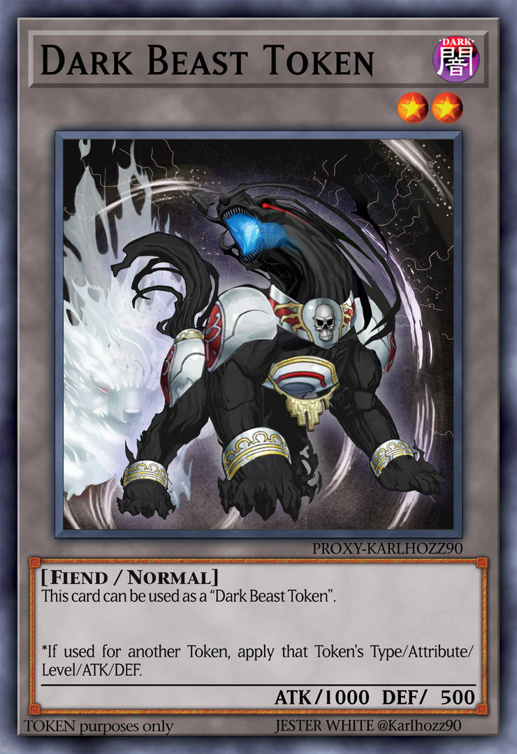 Dark Beast Token by Karlhozz90 on DeviantArt