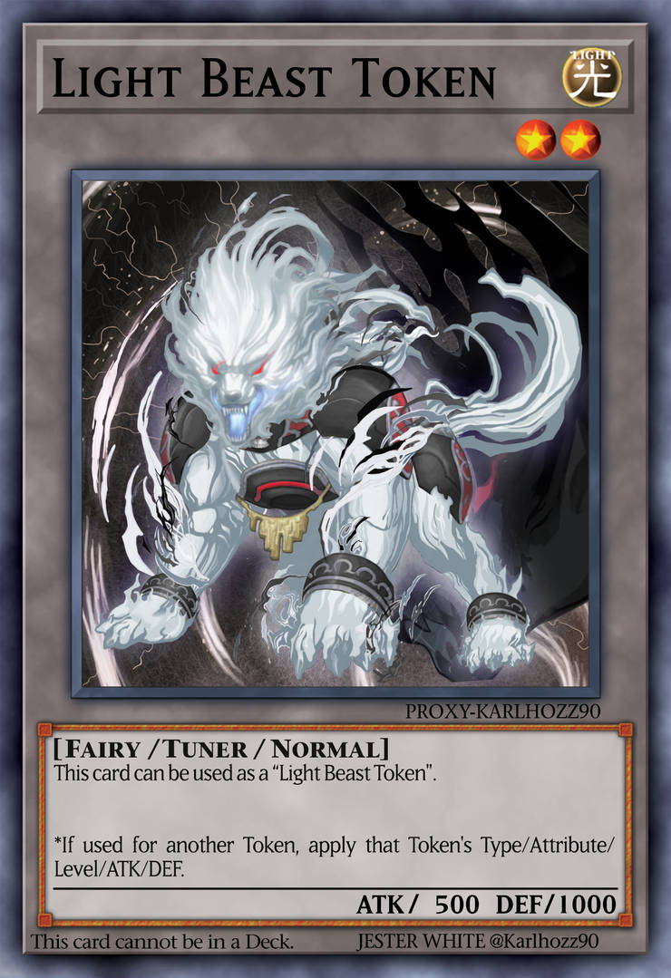 Light Beast Token by Karlhozz90 on DeviantArt