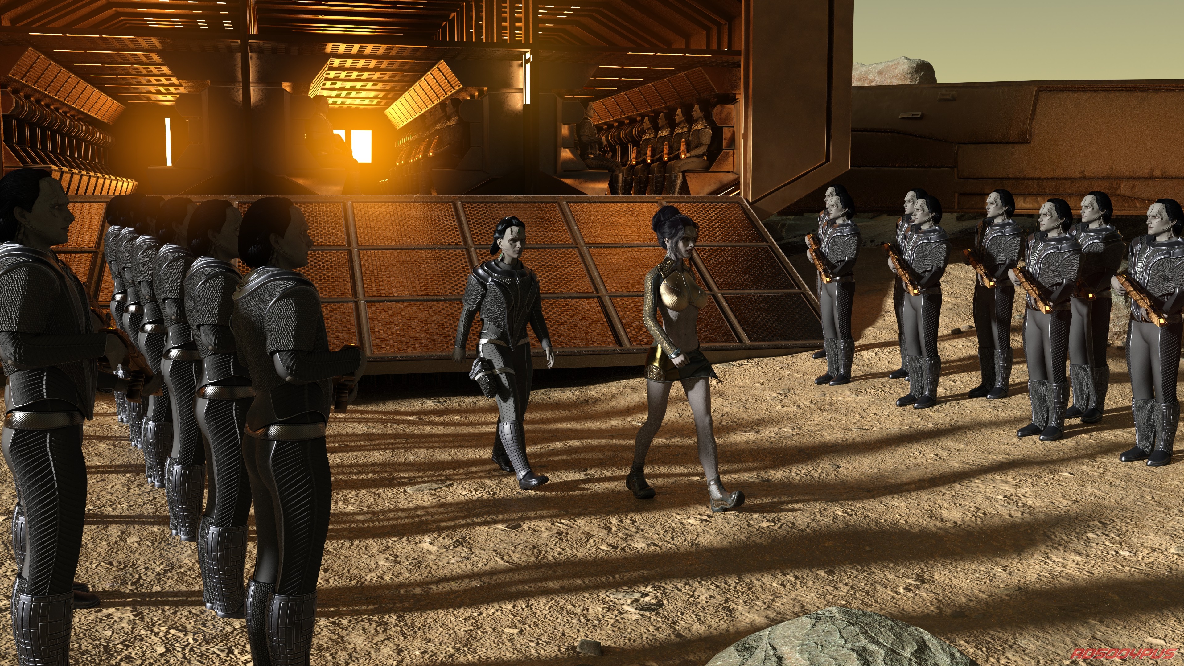 Cardassian Chess Cardassian landing 005 by RD500YPVS on DeviantArt