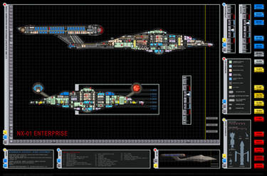 Enterprise NX-01 Cutaway