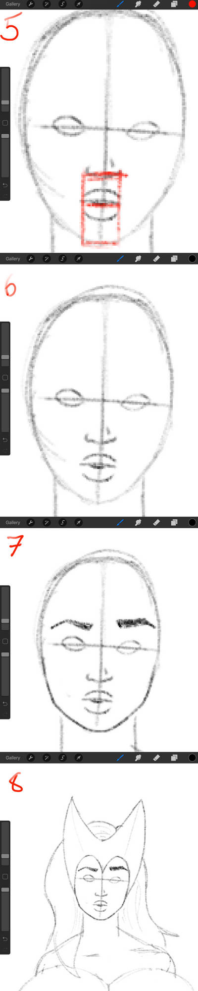 Female Face Tutorial 2 by sampleguy on DeviantArt