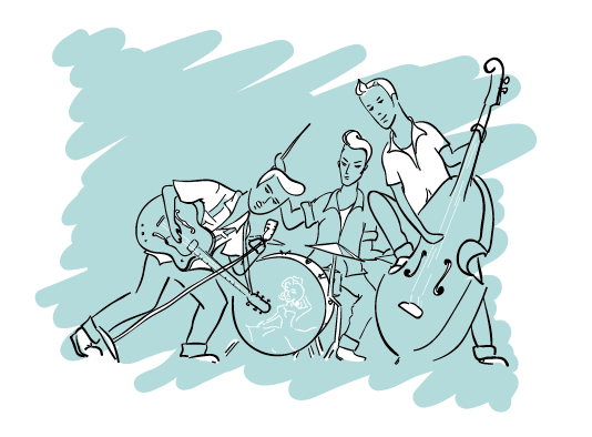 rockabilly band