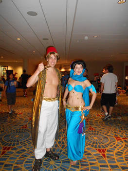 Aladdin and Jasmine- Dragon Con 2013