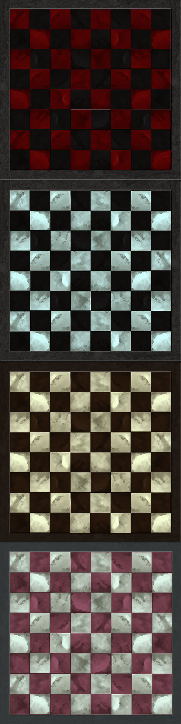 Roll Capable Checkers N Chess Boards