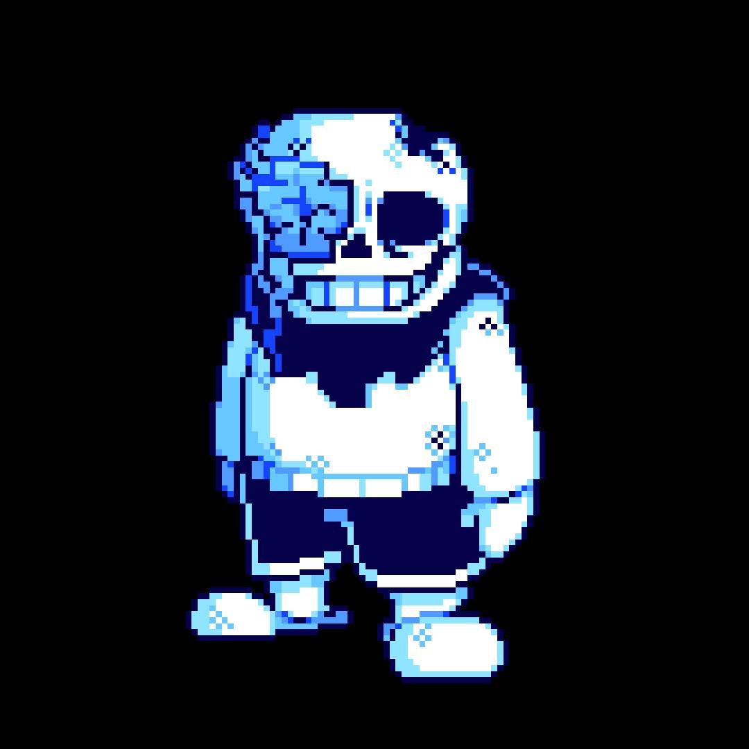 Ice!Sans pixel art by MONOSANSVM on DeviantArt