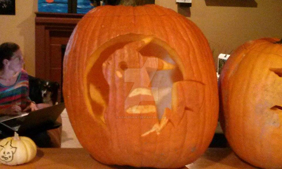 2014 Pikachu pumpkin carving by KisaCosplay on DeviantArt