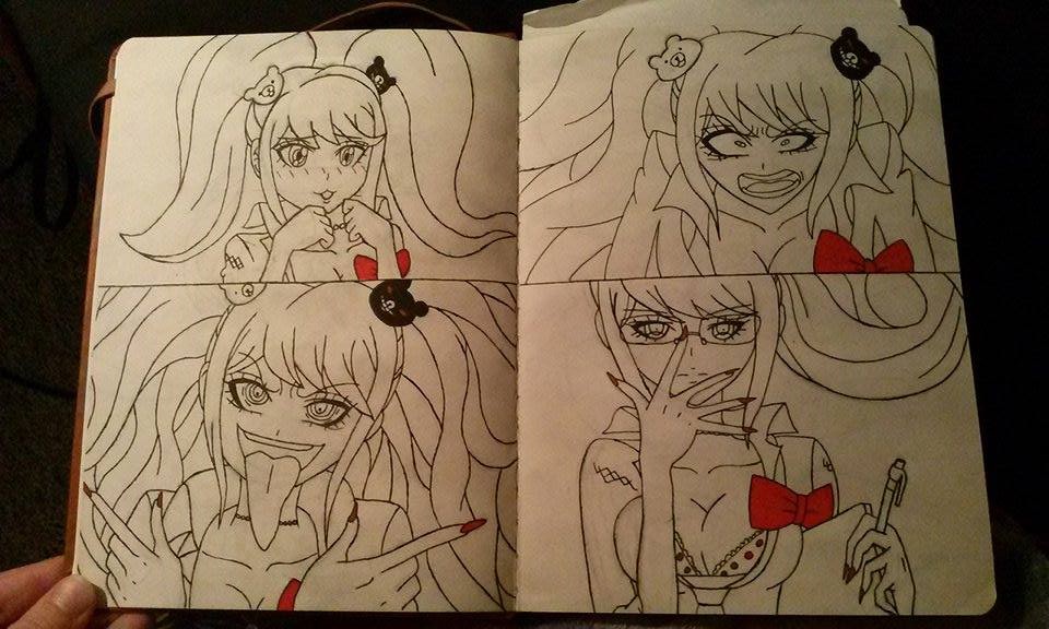 Enoshima Junko Drawings