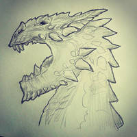 Smaug dragon pencil work