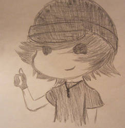 chibi me with my new hat!!