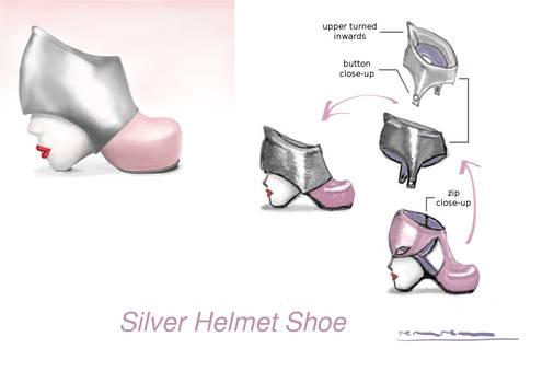 Sketch: Silver Helmet Shoe