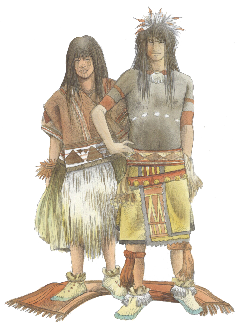 Native American Illustration 5 by rossanaberretta on DeviantArt
