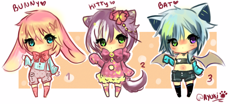 Kemonomimi Shota Adoptables -CLOSED