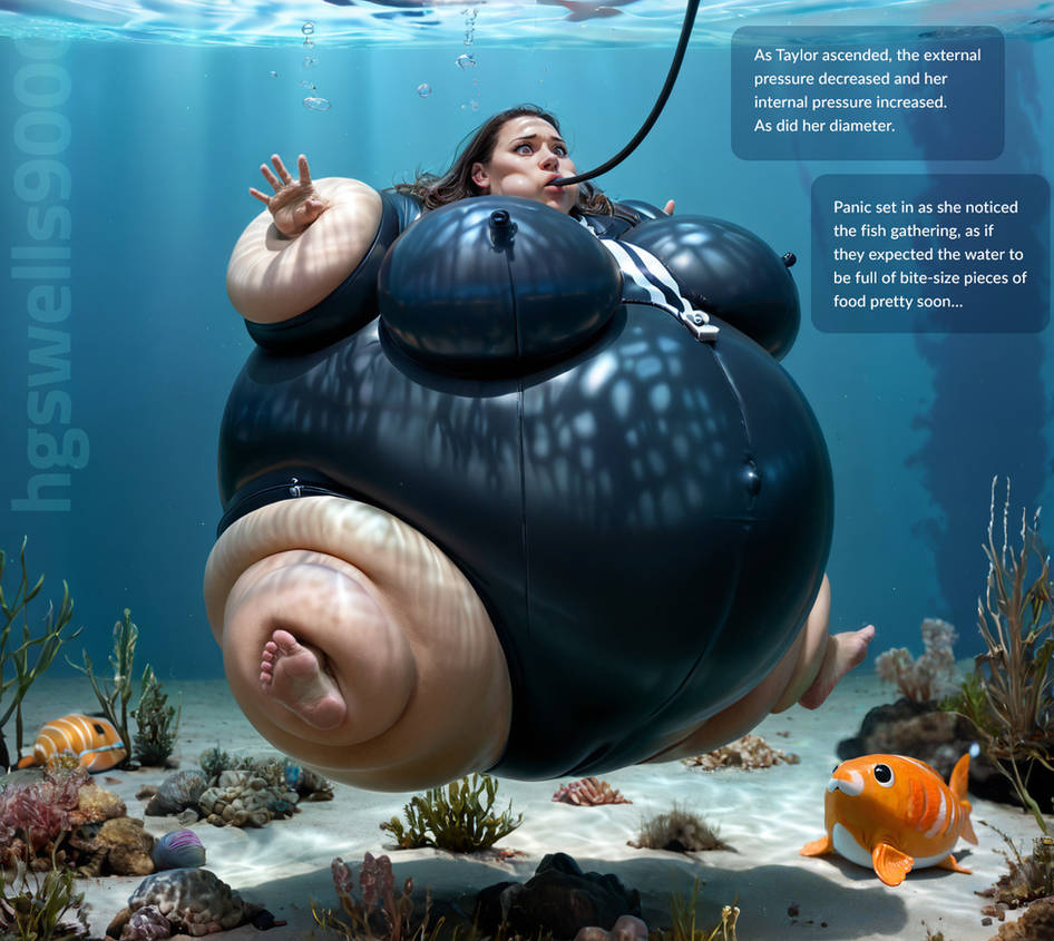 Fish Inflation Fish Food | Underwater Full Body Inflation by hgswells9000 on DeviantArt