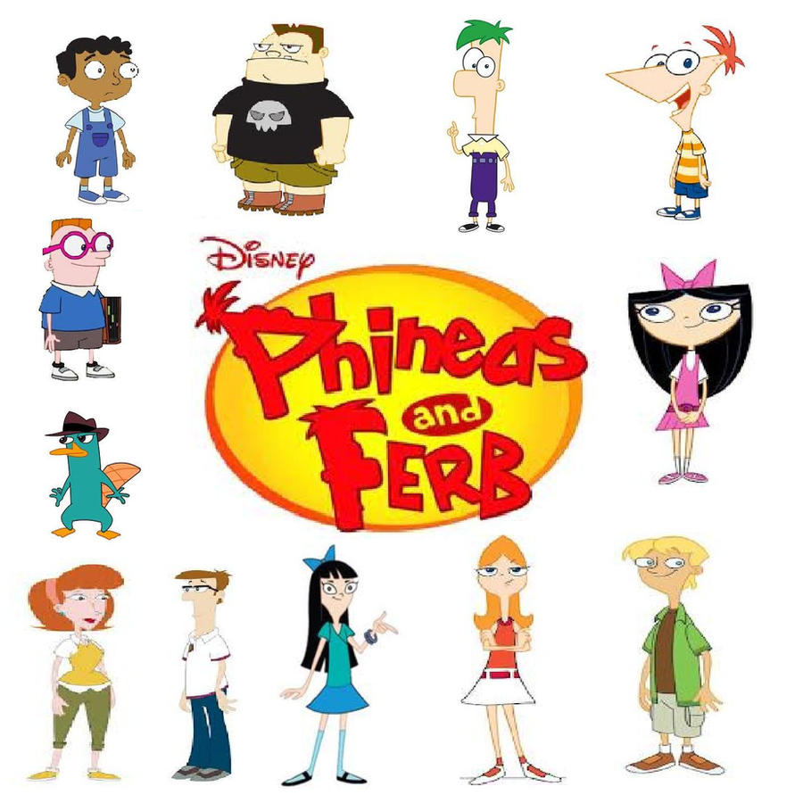 Phineas and Ferb cast by quantomkid on DeviantArt