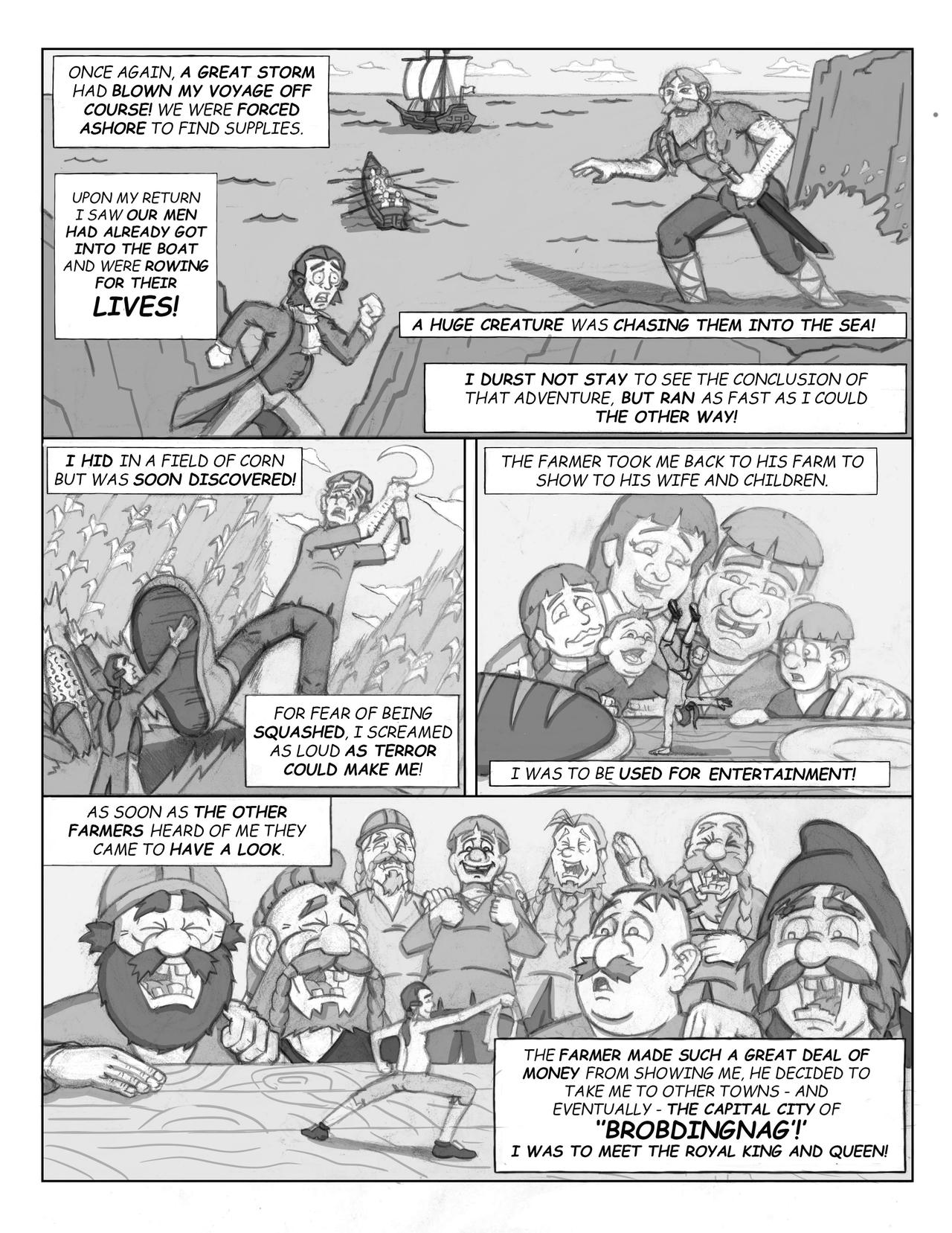 Deviantart Gulliver Gulliver's Travels Page 6 by TylerSpenceArt on DeviantArt