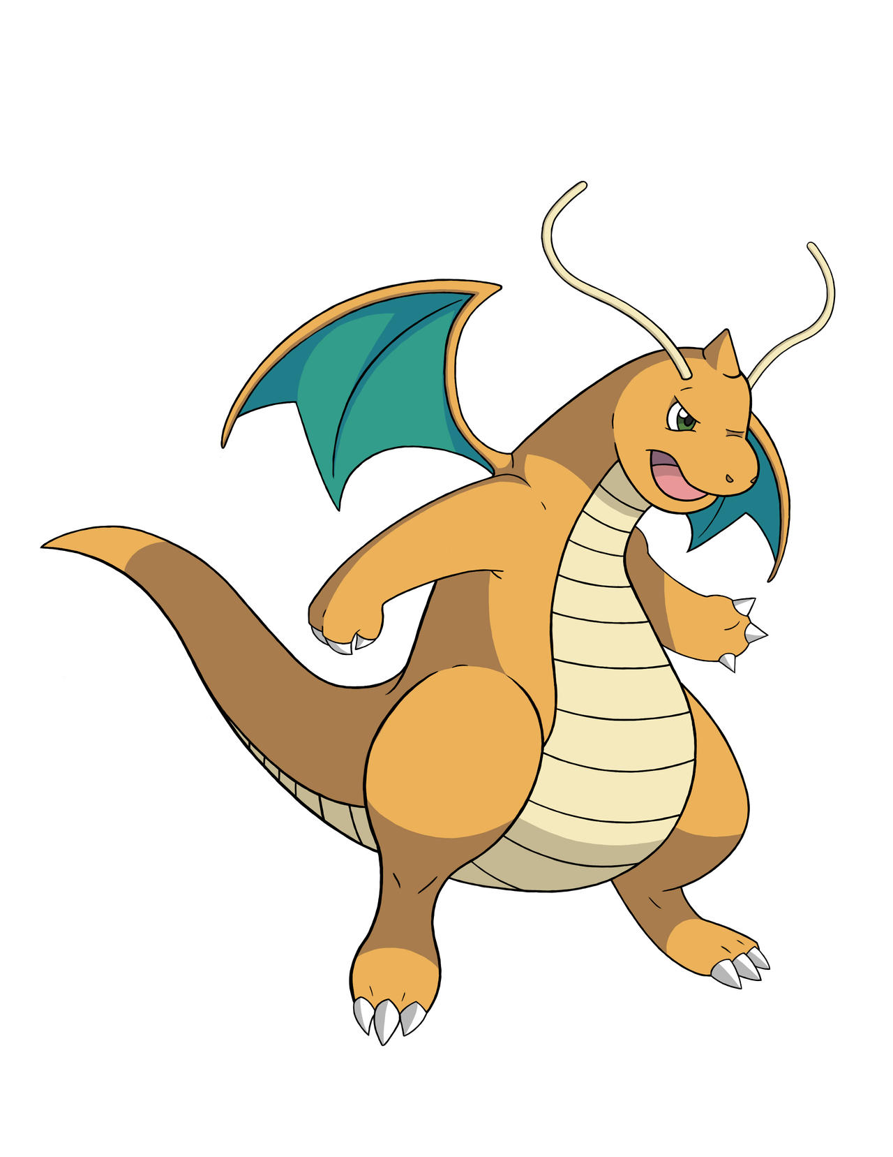 Dragonite Color by TylerSpenceArt on DeviantArt