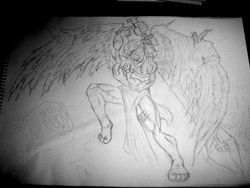 Scrap Demon Deviantart Angel vs Demon, scrap photo 1 by orkaboyart on DeviantArt