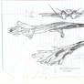 Future fighter plane sketch