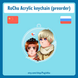 [ Hetalia ] - Rochu acrylic keychain