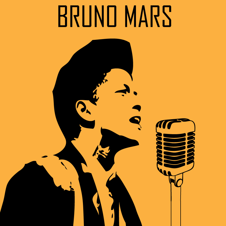 Bruno Mars Vector