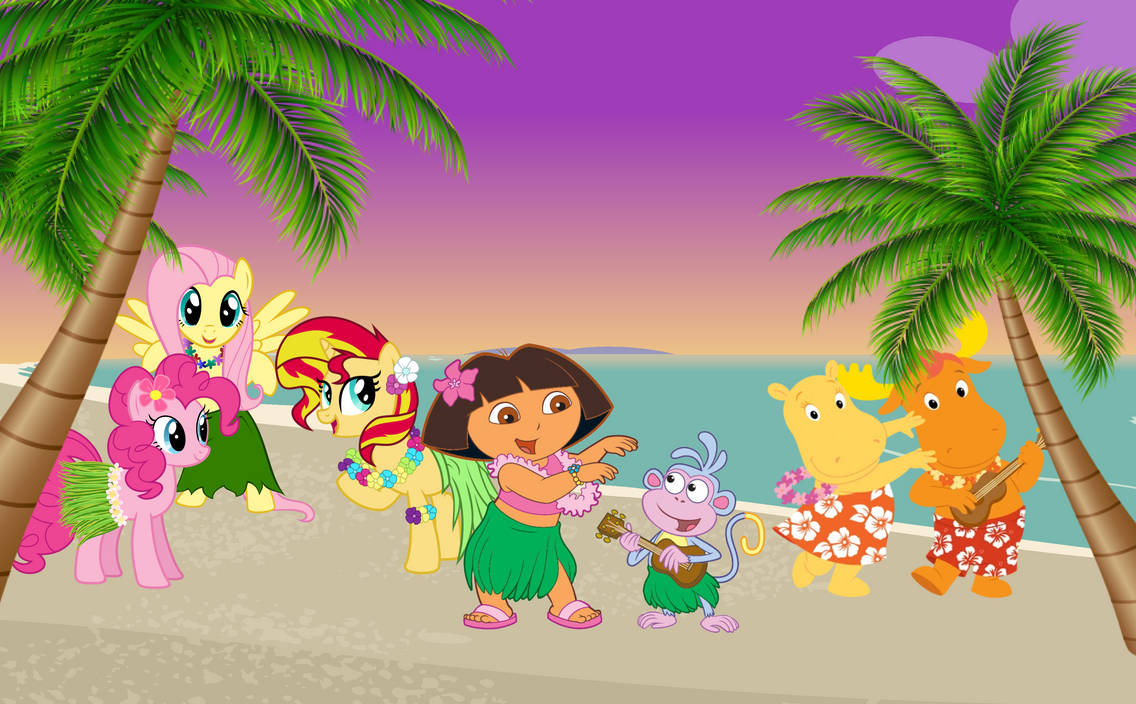 Welcome to the Luau by lizzmcclin on DeviantArt