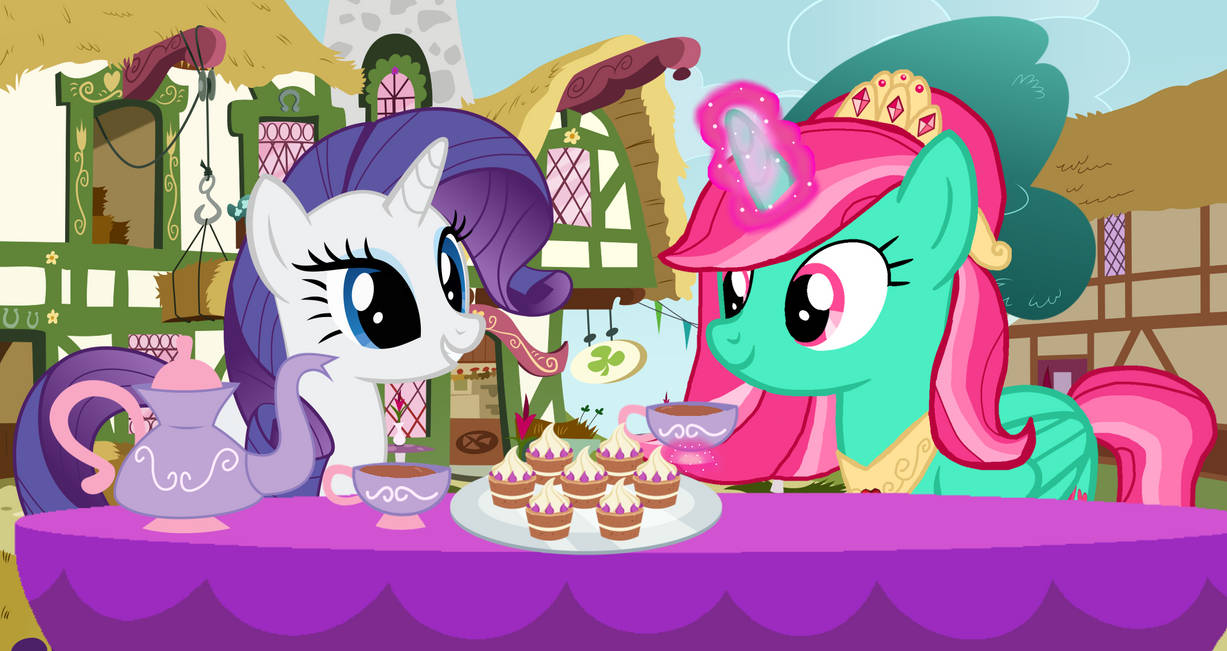 Mlp Tea Vector Tea time with Rarity by lizzmcclin on DeviantArt