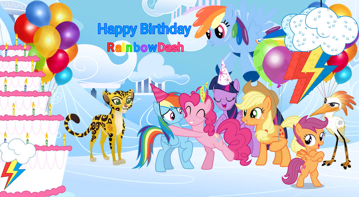 Happy Birthday to Rainbow Dash