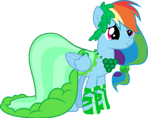 Rainbow Dash St. Patrick Day outfit