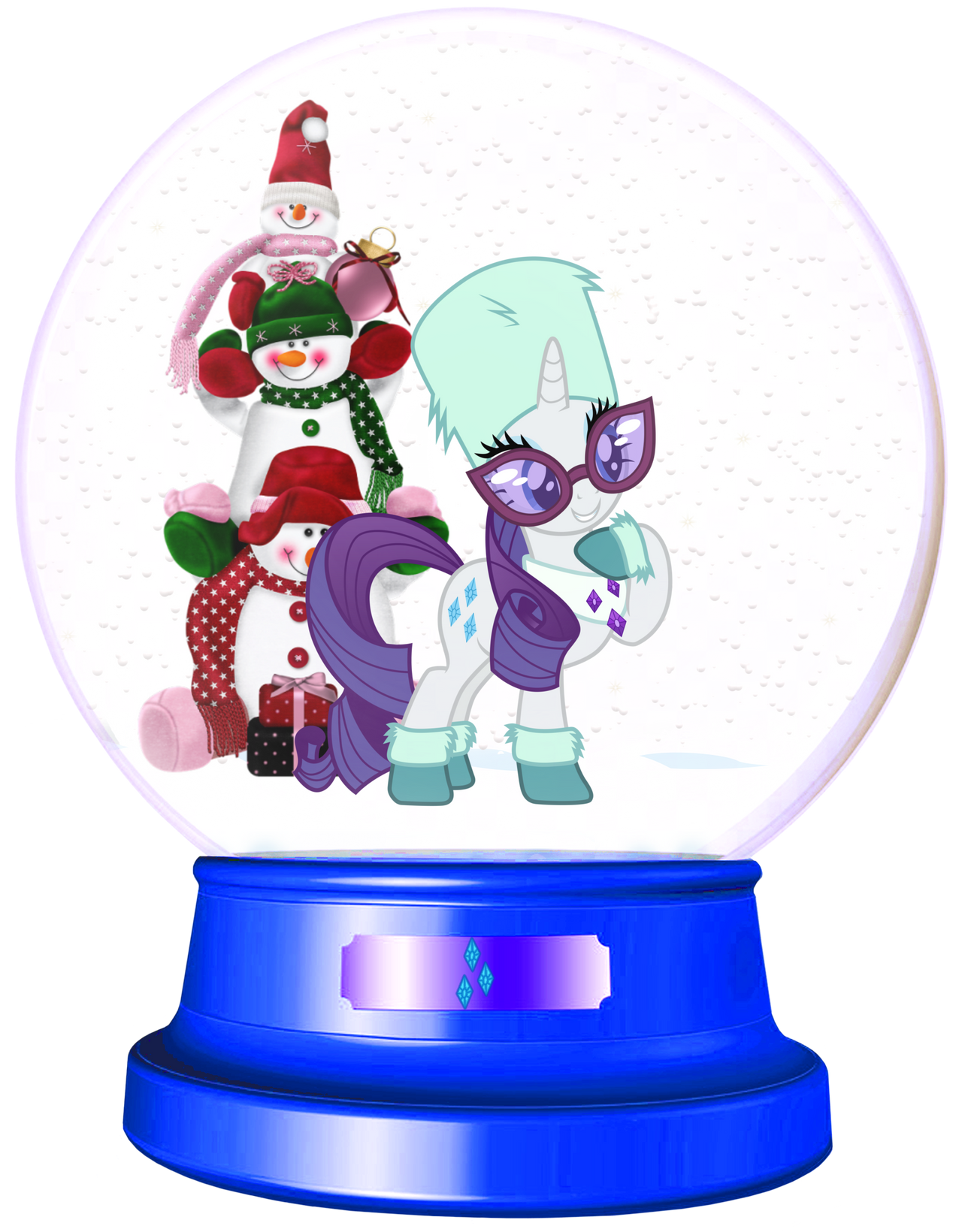 Snow Rarity Deviantart Rarity Snow Globe by lizzmcclin on DeviantArt