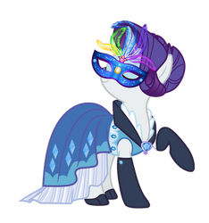 Masked Rarity Mlp Thunder-Dancer2003 on DeviantArt
