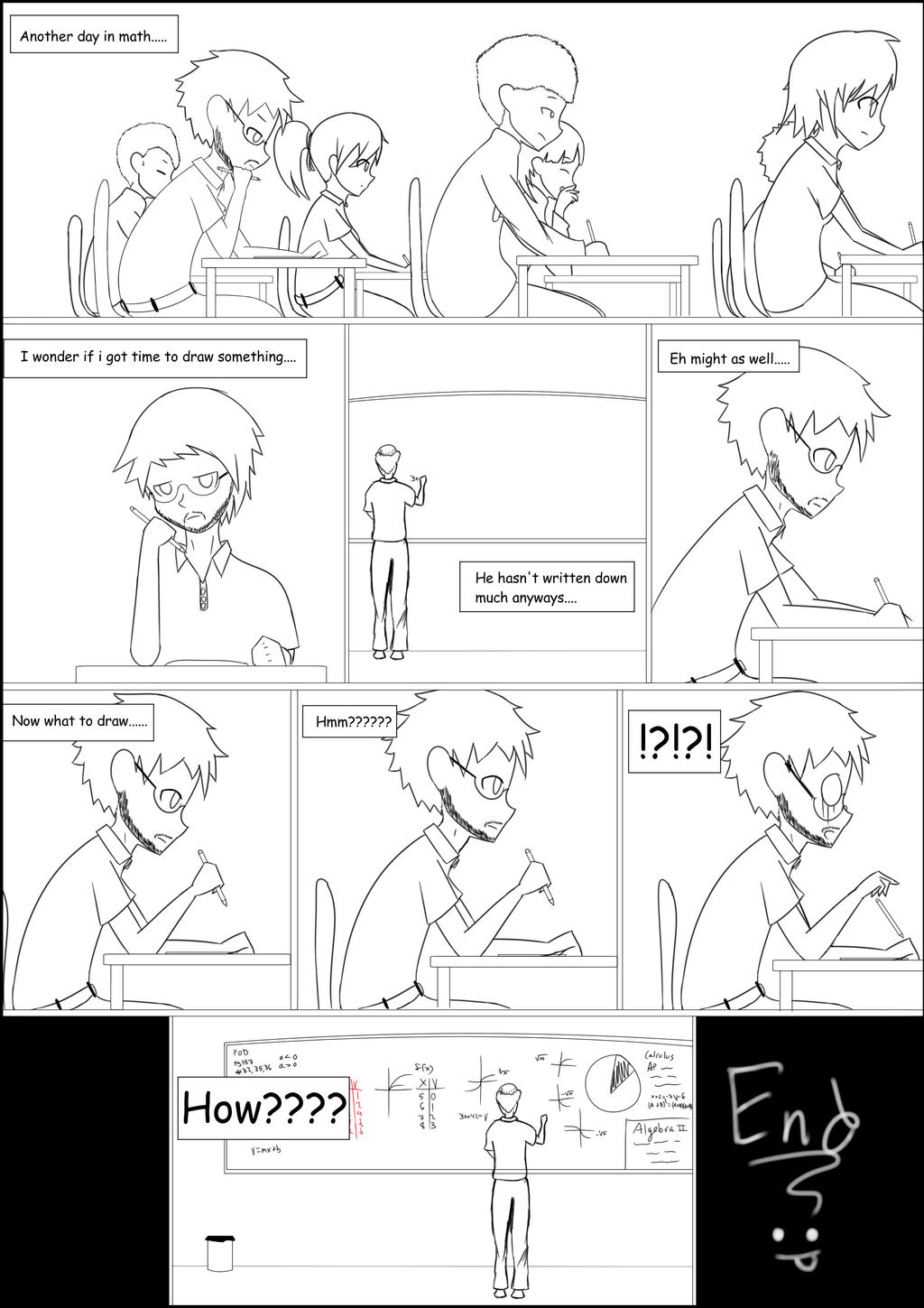 Anime Math Comic My first comic (Math class) by TakeshiTenma on DeviantArt