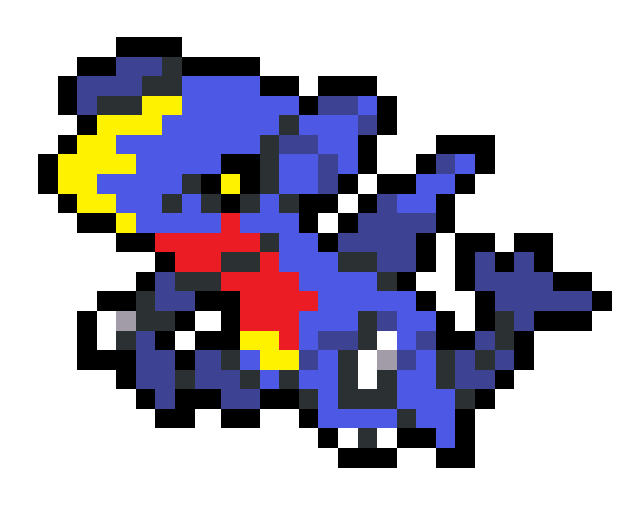 Garchomp Pixelmon pixel art garchomp by diolofosaurodon on DeviantArt