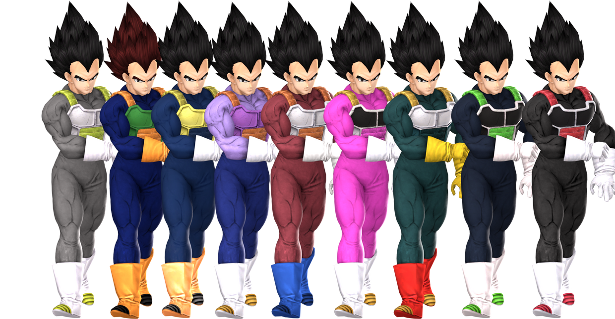 Vegeta Color Vegeta Render by TheTrueRealMG64 on DeviantArt