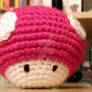 Crocheted Nintendo Mushroom