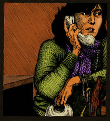 Mujer al telefono