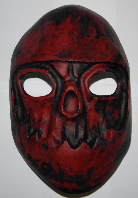 Mask black red