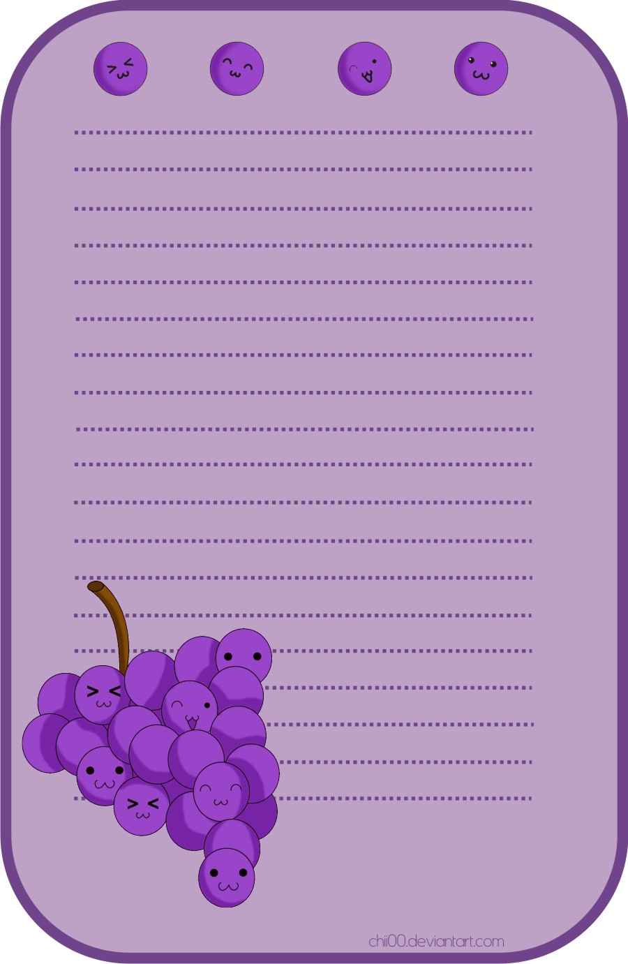 Stationary Grapes