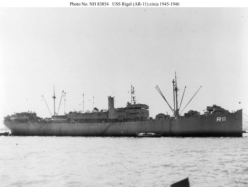 USS Rigel (AD-13) by SuperCellFord on DeviantArt