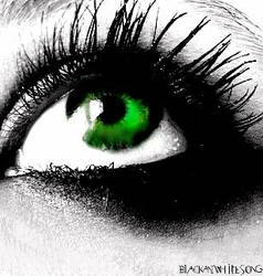 green eyes...