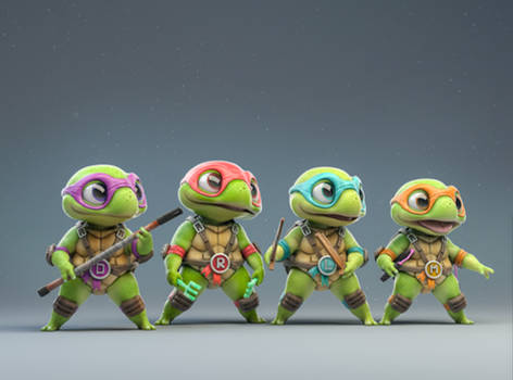 Baby Mutant Ninjas Turtles