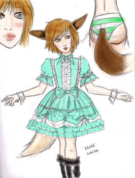 eevee gijinka