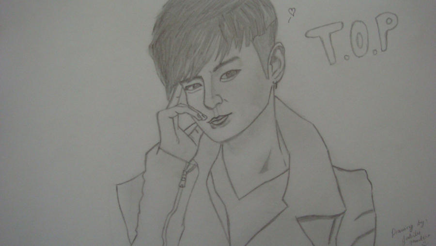 Topock Rapper Drawing T.O.P Drawing by iRainbowDashz on DeviantArt