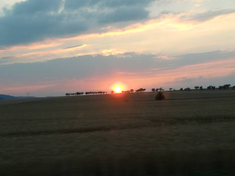 Sunset seen from the B6n