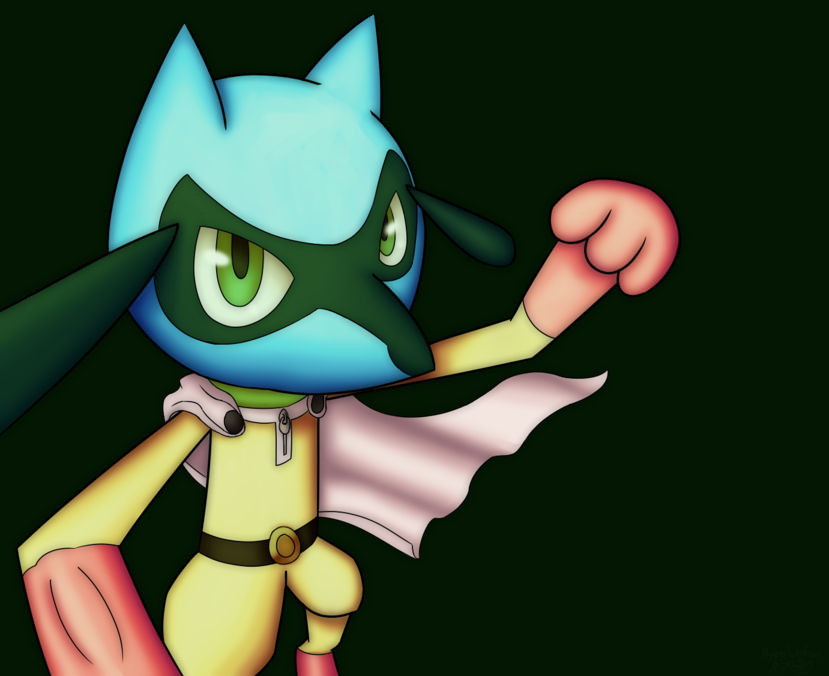 One Punch Riolu by HyperLeafeon87 on DeviantArt