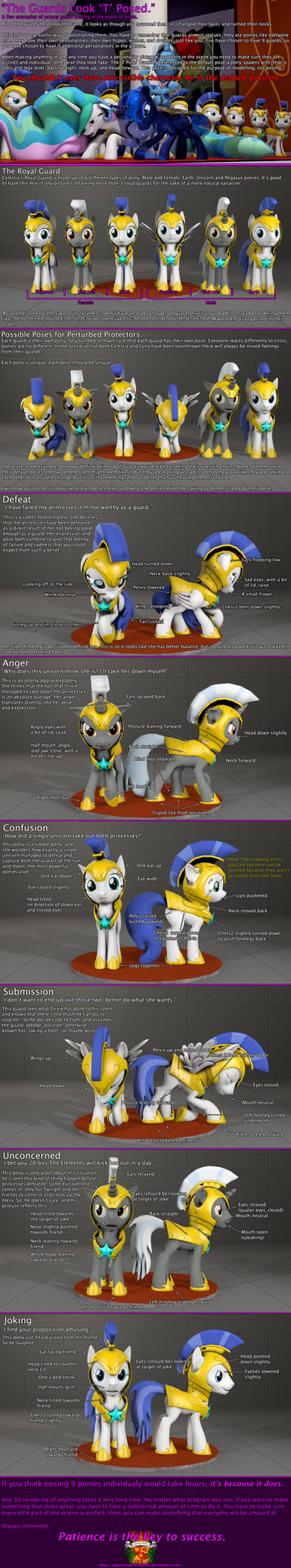 The Guards Look 'T' Posed.